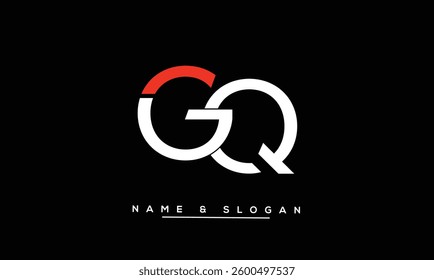 QG, GQ Abstract Letters  Logo Monogram