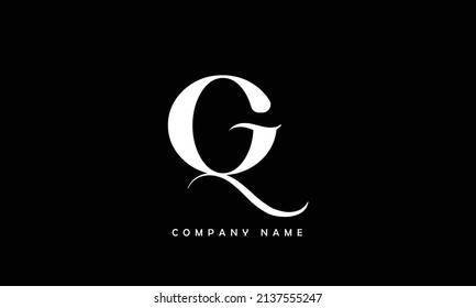 QG, GQ Alphabets Letters Logo Monogram
