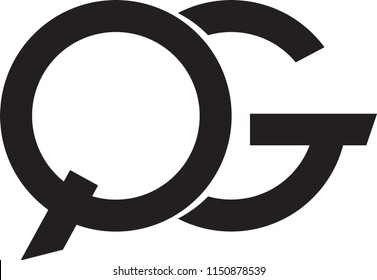 qg letter vector logo