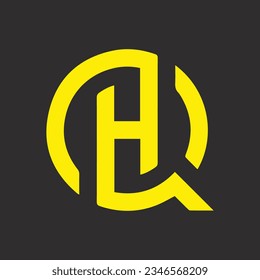 QH creative and modern vector logo design