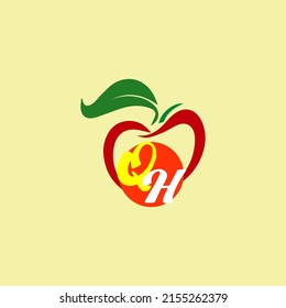 QH Fresh Fruit Logo Royalty Free Vectors, And Stock Illustration for company