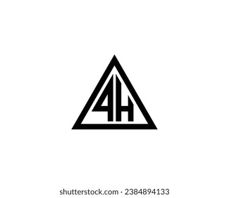 Plantilla de vector de diseño de logotipo QH