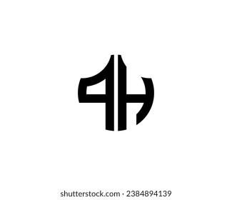 QH Logo design vector template