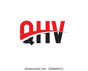 QHV Letter Initial Logo Design Vector Illustration