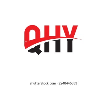 QHY Letter Initial Logo Design Vector Illustration