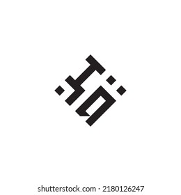 QI logotipo de concepto geométrico abstracto en diseño profesional de alta calidad que será mejor para el estilo de la calle