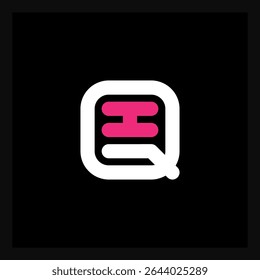 QI - elegante logotipo de negócios com base nas letras Q e I. Logotipo ou ícone mínimo