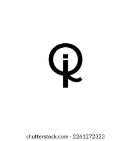 QI initial letter monogram logo
