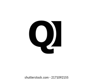 QI logo design vector template