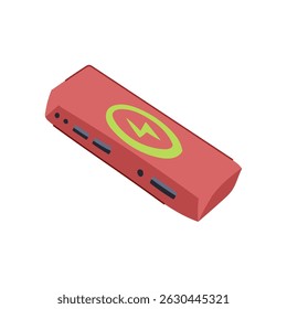 qi wireless laptop charger cartoon. induction pad, station fast, energy cordless qi wireless laptop charger sign. isolated symbol vector illustration