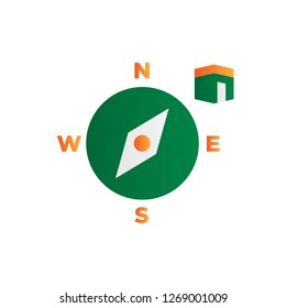 qibal icon design with creative modern concept and simple logo trendy shape style design vector eps 10