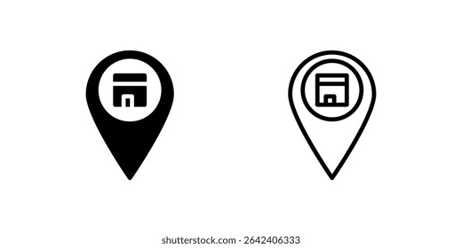 Qibla compass icon indicating direction of Mecca for prayer.