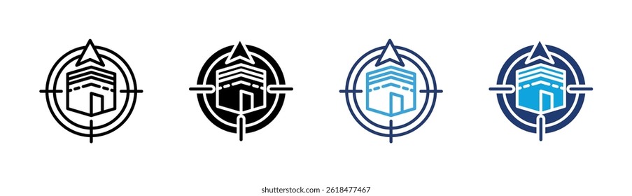 Qibla Icon Element For Design