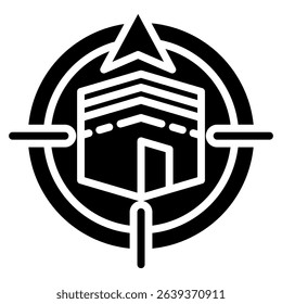 Qibla Icon Element For Design
