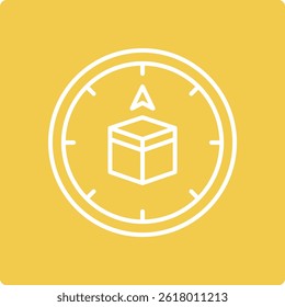 Qibla vector icon. Can be used for printing, mobile and web applications.