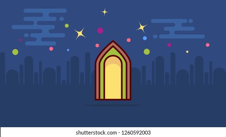 Qiblah prayer design