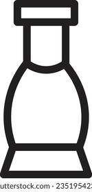 Qing Spiral Vase Outline Icon