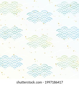 
Qinghai wave and Japanese paper texture