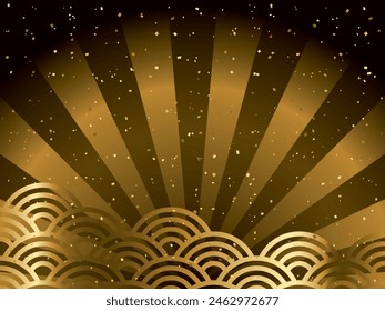 Qinghai waves and halo background