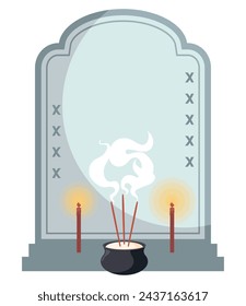 qingming chinese celebration illustration design