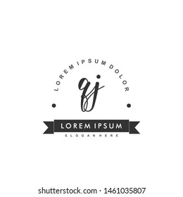 QJ Initial beauty monogram logo vector