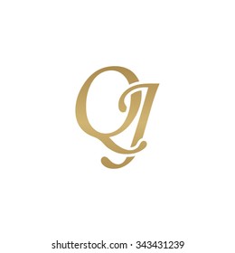 QJ initial monogram logo