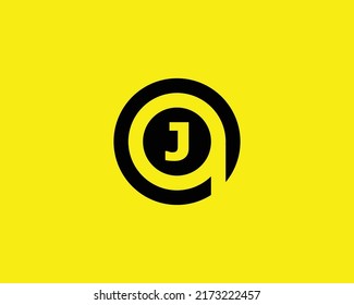 QJ JQ Logo design vector template