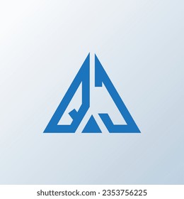 QJ letter logo creative design. QJ unique design.
