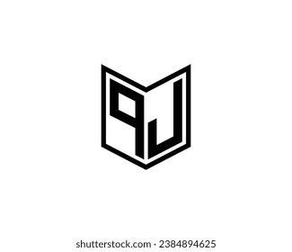QJ logo design vector template
