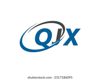 QJX-Brief kreatives, modernes, elegantes Logo-Design