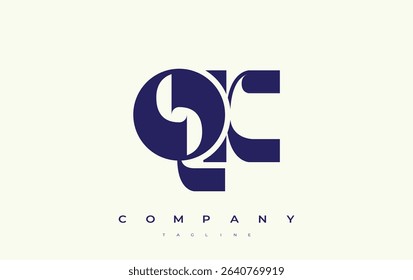 QK Abstract Geometric Logo Design. Modern and elegant logo design with simplistic typography elements, showcasing branding excellence.