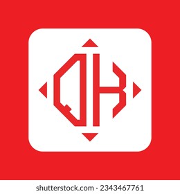 QK modern initial monogram logo design vector. It will be suitable for which company or brand name start those initial.