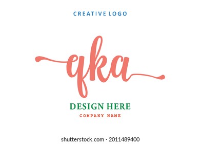 QKA lettering logo is simple, easy to understand and authoritative