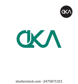 QKA Logo Letra Monograma Diseño