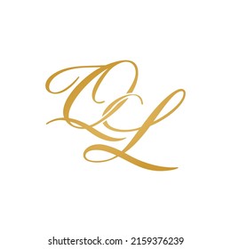 QL initial logo design vector stock