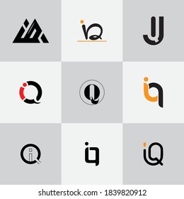 QL Letter Logo Design Template Vector