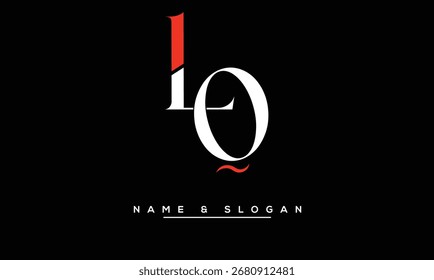 QL, LQ Abstract Letters Logo Monogram