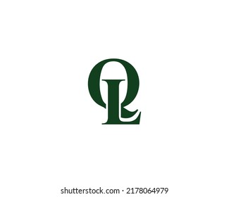 QL LQ logo design vector template