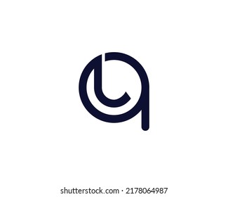 Ql Lq Logo Design Vector Template Stock Vector (Royalty Free ...