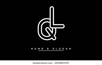 QL,  LQ, Q, L Abstract Letters Logo Monogram
