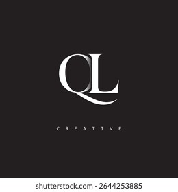 QL Monogram Logo Minimal Elegant Letter Mark para el lujo, la moda   Marcas creativas	
