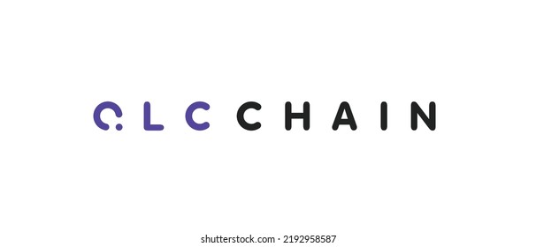 QLC Token cryptocurrency logo on isolated background with copy space. vector illustration of QLC Chain banner design concept.