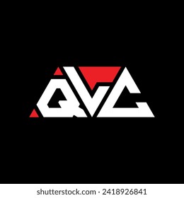 Diseño del logotipo de la letra triangular QLC con forma triangular. Monograma de diseño del logotipo del triángulo QLC. Plantilla de logotipo del vector del triángulo QLC con color rojo. Logo triangular QLC Diseño sencillo, elegante y lujoso.