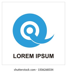Q-letter logo design based on modern technology