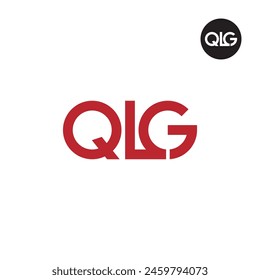 Diseño de monograma de letra de logotipo QLG