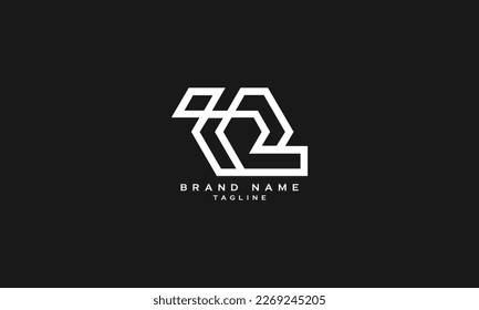 QLLZ, QL, LQ, Abstract Anfangsbuchstaben Logo-Design