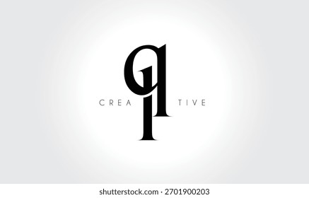 QLql Elegant Serif Monogram Logo – Luxury Lowercase Typographic Lettermark for Modern Branding