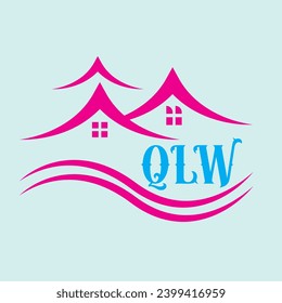 QLW FRY FRY ERT BLS DSS REAL ESTATE LOGO VECTOR FILE MONOGRAM LOGO LETTER LOGO FOR CONSTRACTION