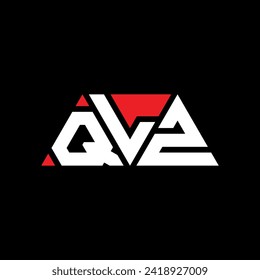QLZ triangle letter logo design with triangle shape. QLZ triangle logo design monogram. QLZ triangle vector logo template with red color. QLZ triangular logo Simple, Elegant, and Luxurious design.