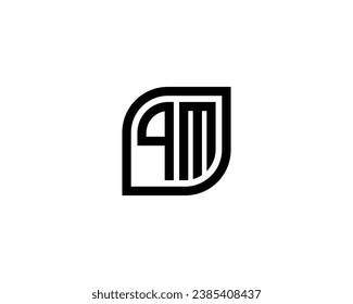QM logo design vector template